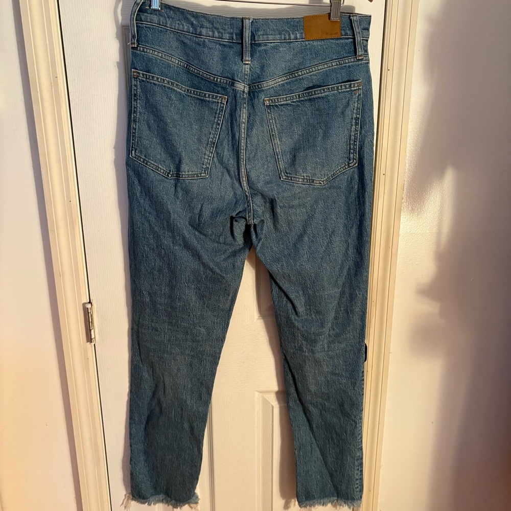 Madewell Women's High Rise Jeans - Classic Blue - Picture 8 of 13